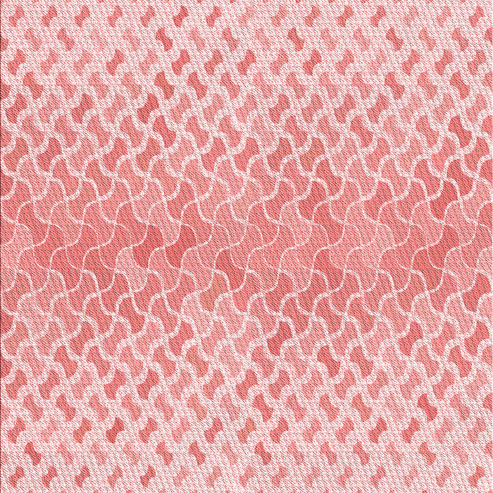 Patterned Light Red Pink Rug, pat1636rd