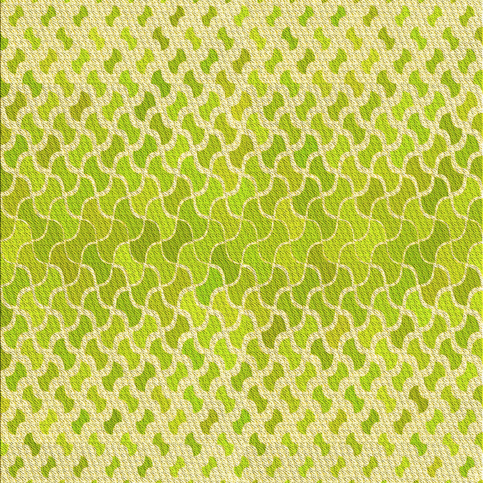 Patterned Green Rug, pat1636yw