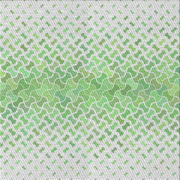 Square Patterned Green Novelty Rug, pat1636