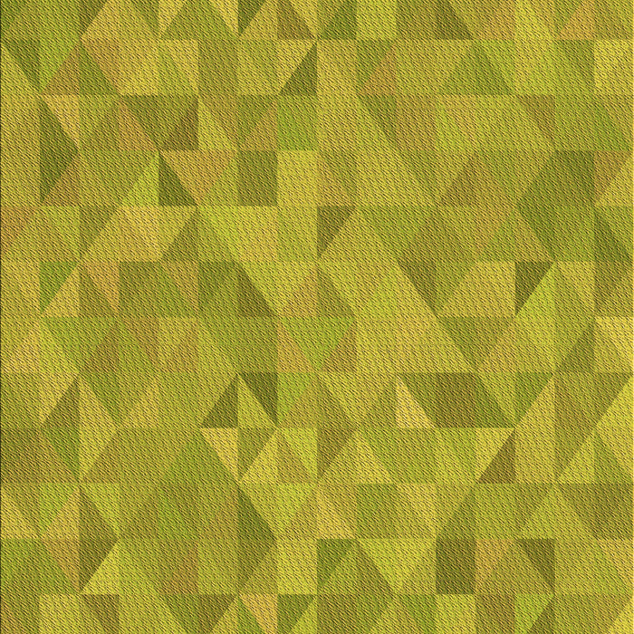 Patterned Dark Yellow Green Rug, pat1637org