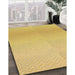 Machine Washable Transitional Yellow Rug in a Family Room, wshpat1638org