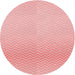 Square Patterned Baby Pink Rug, pat1638rd