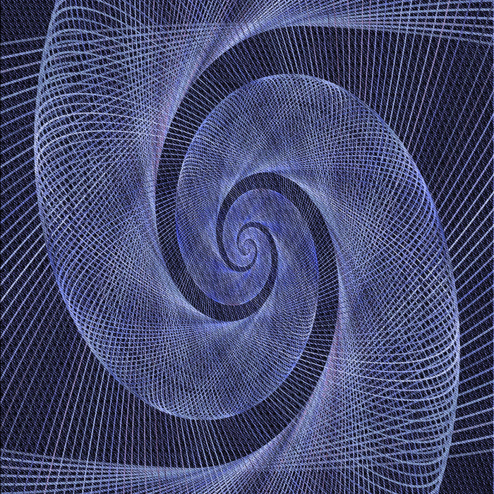 Machine Washable Transitional Night Blue Rug, wshpat1639blu