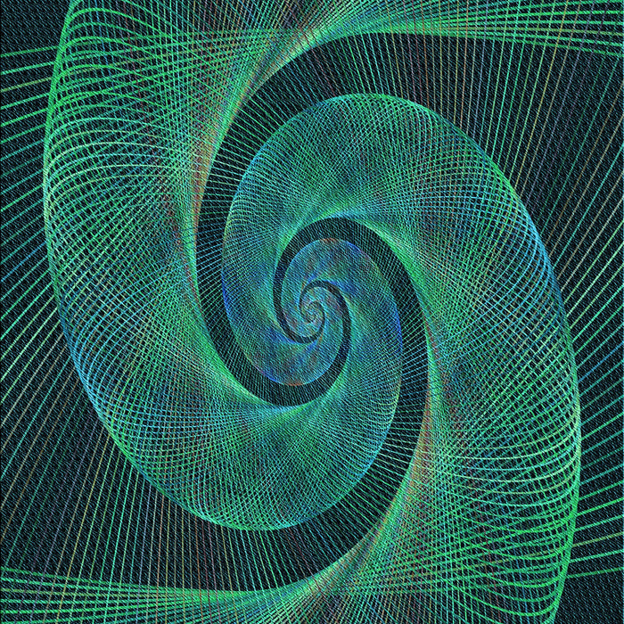 Machine Washable Transitional Deep Teal Green Rug, wshpat1639lblu