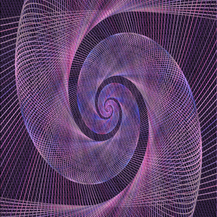 Machine Washable Transitional Deep Purple Rug, wshpat1639pur