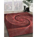 Machine Washable Transitional Red Rug in a Family Room, wshpat1639rd