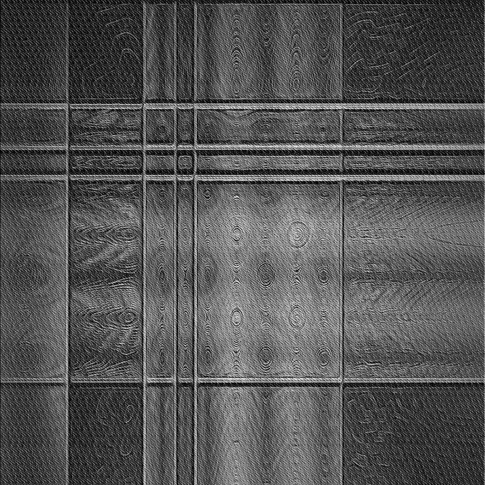 Patterned Charcoal Black Rug, pat164gry