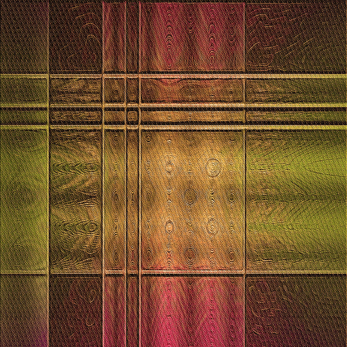 Patterned Deep Red Rug, pat164org