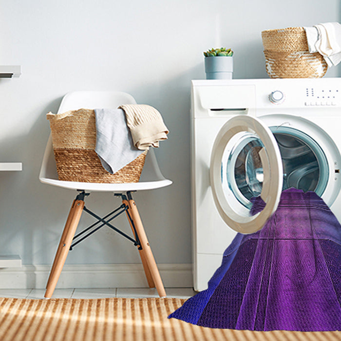 Machine Washable Transitional Purple Plum Purple Rug in a Washing Machine, wshpat164pur