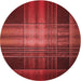 Square Machine Washable Transitional Red Rug in a Living Room, wshpat164rd