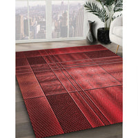 Patterned Red Rug, pat164rd