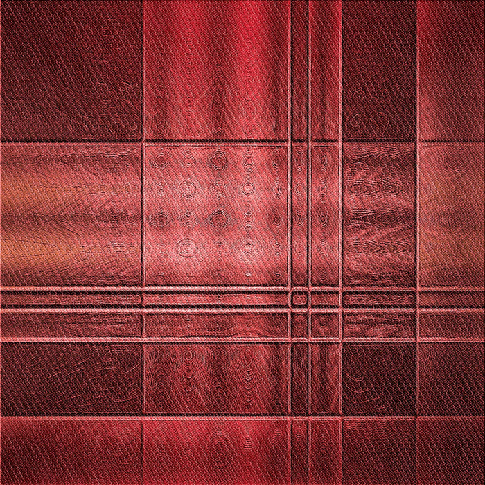 Round Patterned Red Rug, pat164rd