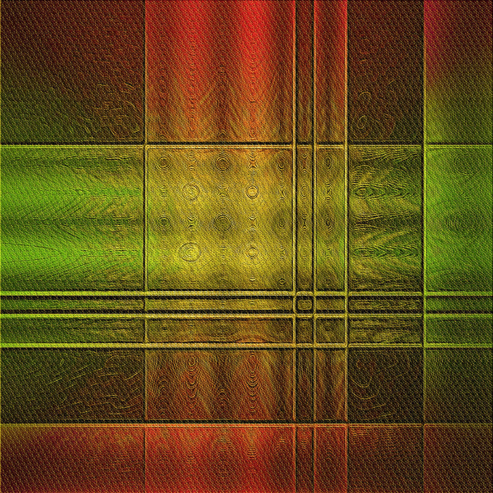 Round Patterned Dark Yellow Green Rug, pat164yw