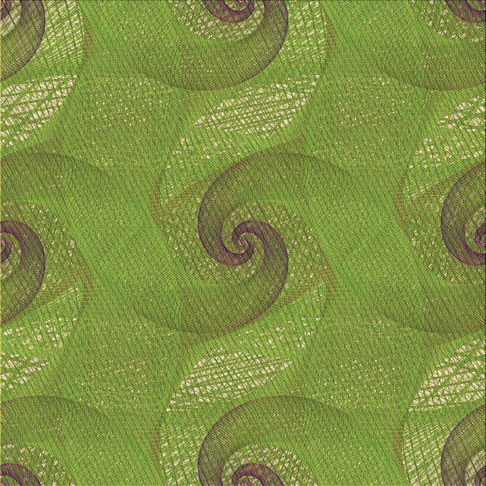 Round Machine Washable Transitional Pistachio Green Rug, wshpat1640brn