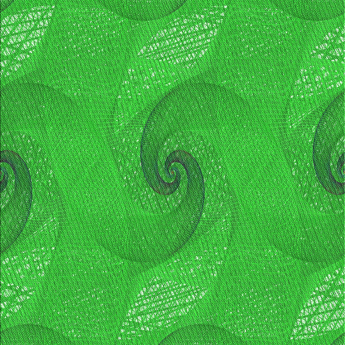 Patterned Lime Green Rug, pat1640grn