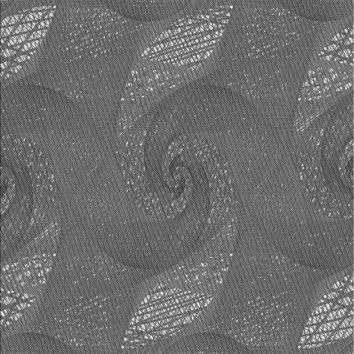 Machine Washable Transitional Gunmetal Gray Rug, wshpat1640gry