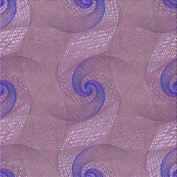 Round Patterned French Lilac Purple Rug, pat1640pur