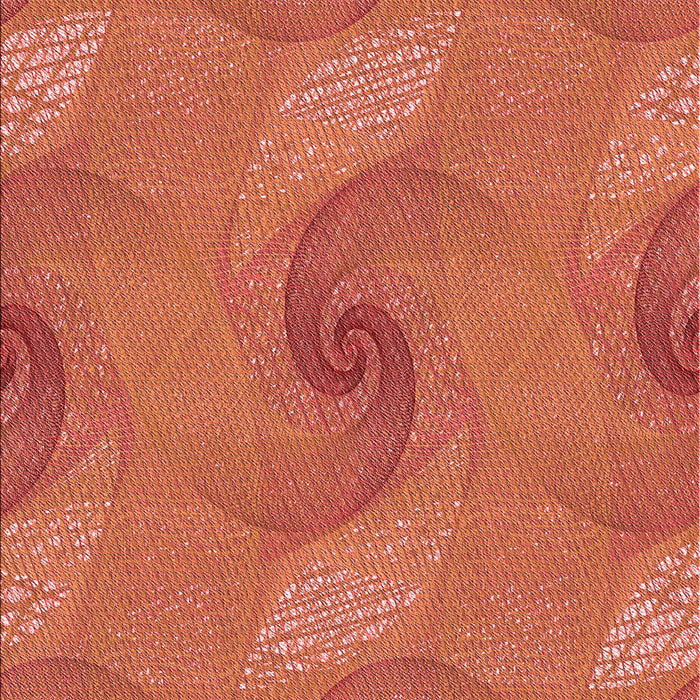 Machine Washable Transitional Orange Rug, wshpat1640rd