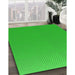 Machine Washable Transitional Lime Green Rug in a Family Room, wshpat1641grn