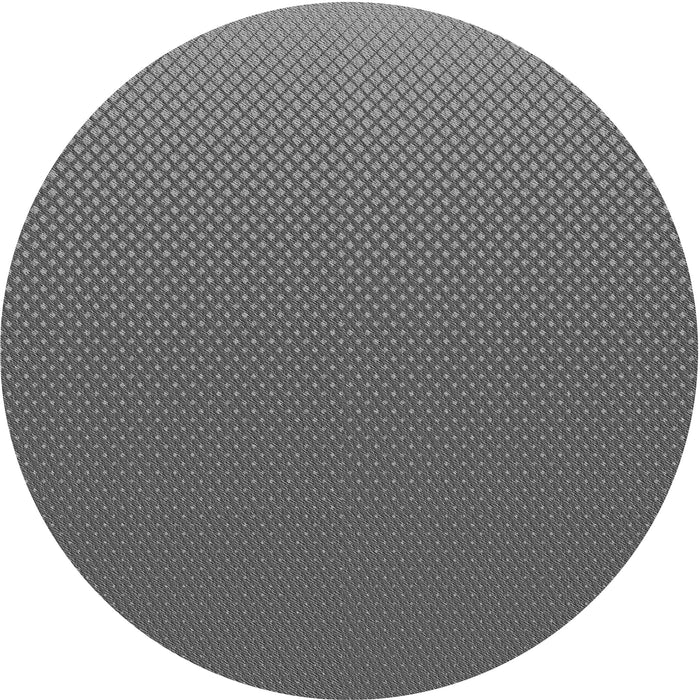 Square Patterned Gunmetal Gray Rug, pat1641gry