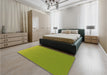 Patterned Pistachio Green Rug in a Bedroom, pat1641org