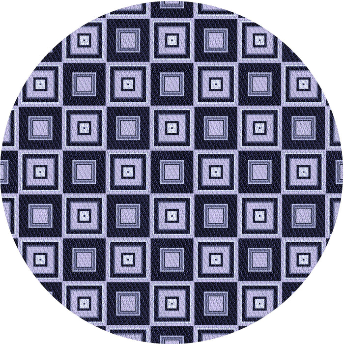 Square Machine Washable Transitional Night Blue Rug in a Living Room, wshpat1642blu