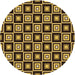 Square Machine Washable Transitional Yellow Rug in a Living Room, wshpat1642org