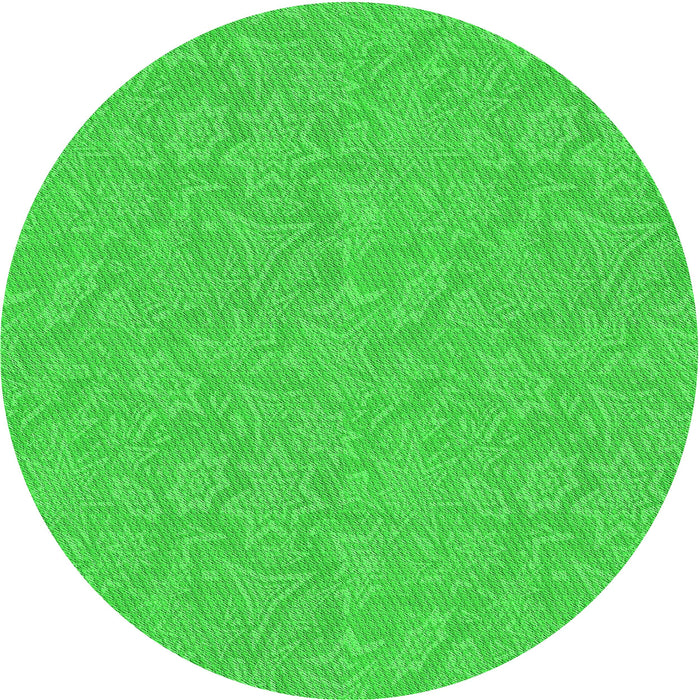 Square Machine Washable Transitional Lime Green Rug in a Living Room, wshpat1643grn