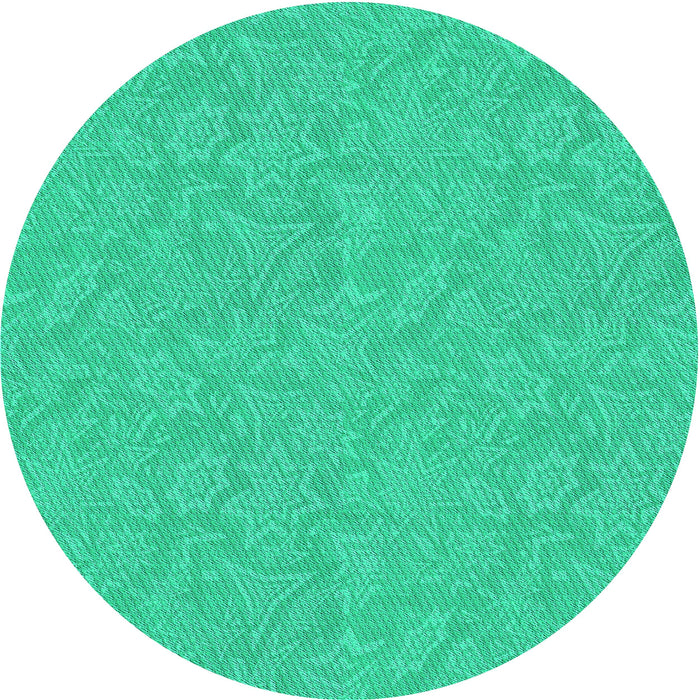 Square Machine Washable Transitional Spring Green Rug in a Living Room, wshpat1643lblu