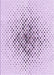 Machine Washable Transitional Lilac Purple Rug, wshpat1644pur