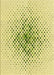 Machine Washable Transitional Green Rug, wshpat1644yw