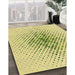Machine Washable Transitional Green Rug in a Family Room, wshpat1644yw