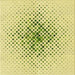 Round Machine Washable Transitional Green Rug, wshpat1644yw