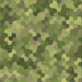 Round Patterned Fern Green Rug, pat1645brn