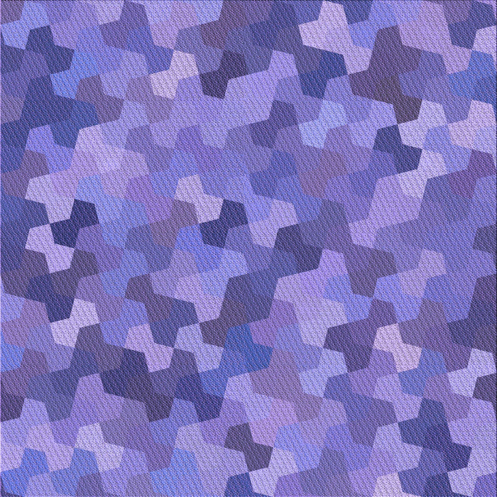 Round Patterned Purple Mimosa Purple Rug, pat1645pur