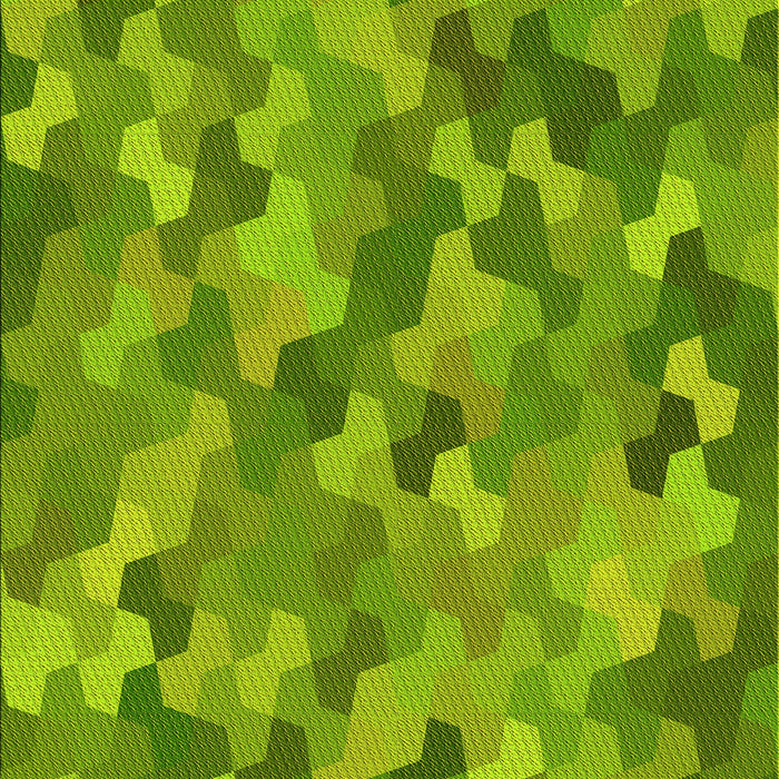 Patterned Dark Lime Green Rug, pat1645yw