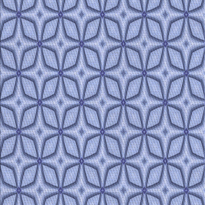 Patterned Jeans Blue Rug, pat1646blu