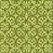 Round Patterned Neon Yellow Green Rug, pat1646brn