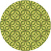 Square Machine Washable Transitional Neon Yellow Green Rug in a Living Room, wshpat1646brn