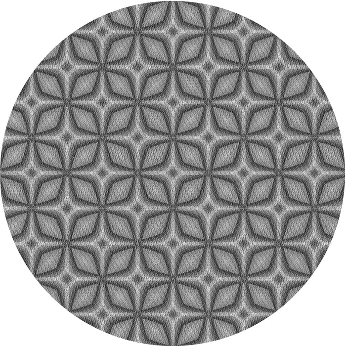 Square Patterned Gray Rug, pat1646gry