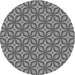 Square Patterned Gray Rug, pat1646gry