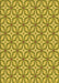 Patterned Dark Yellow Green Rug, pat1646org