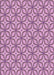 Machine Washable Transitional Violet Purple Rug, wshpat1646pur