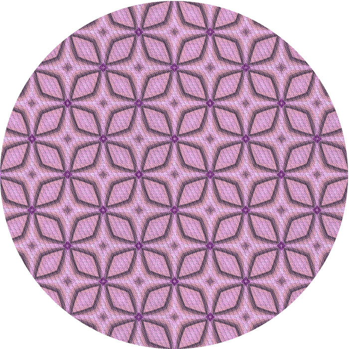 Square Patterned Violet Purple Rug, pat1646pur