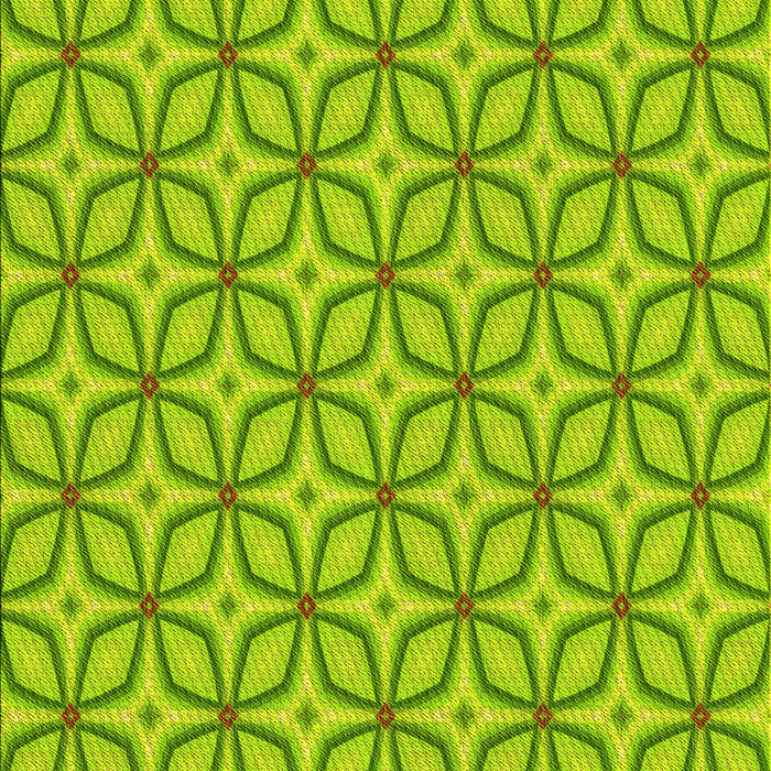 Patterned Dark Lime Green Rug, pat1646yw