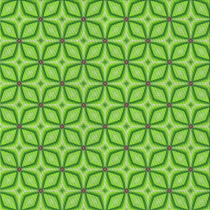 Square Patterned Yellowish Green Novelty Rug, pat1646