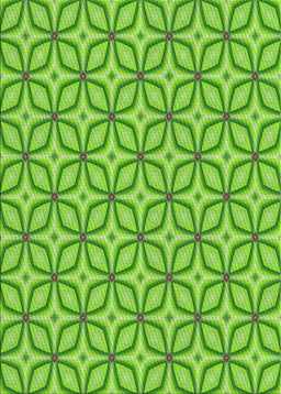 Machine Washable Transitional Yellow Green Rug, wshpat1646