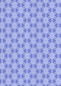 Machine Washable Transitional Light Slate Blue Rug, wshpat1647blu