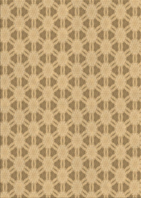 Machine Washable Transitional Cinnamon Brown Rug, wshpat1647brn