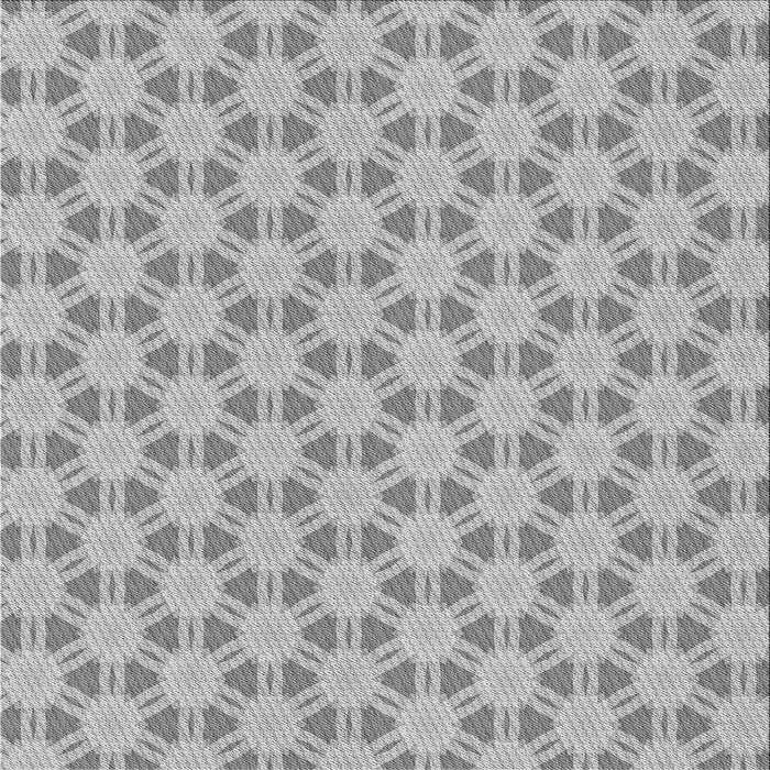Round Patterned Gray Rug, pat1647gry